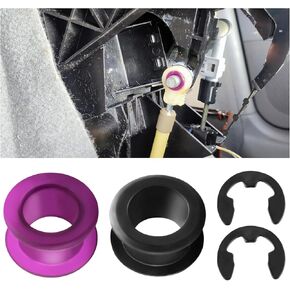2PCS Shift Cable Bushing with 2PCS Clips Replacement OEM# 33835-08010,Shifter Bushing Compatible with Saturn Toyota Pontiac Jeep Chevrolet,Portable Car Accessories Shifter Cable Bushing