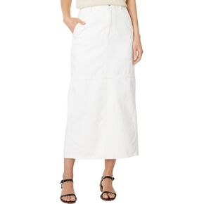 Madewell Women's Carpenter Maxi Skirt in Tile White