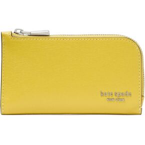 kate spade new york Devin Saffiano Leather Small Slim Bifold Wallet, Tigers Eye