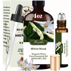 4 Fl Oz/120 مل من الزيت الأساسي الوردي ، أرسل لفة الهدايا (10 مل) - 100 ٪ طبيعية ، العطرية ، الناشر ، التدليك ، اليوغا ، صابون DIY وصنع الشموع - العطر المنزلي ، زيوت العطور ، العناية بالبشرة سبا