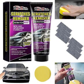 Nano Sparkle Cloth Car Scratch Remover,Nano Sparkle Cloth and Car Scratch Repair Paste,Magic Nano Cleaning Cloth Scratch Remover for Deep Scratch Repair(1Pcs+6Pack)