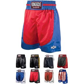 شورت قصير من Ringside للبالغين من الجنسين، أحمر/أزرق، مقاس صغير في الولايات المتحدة