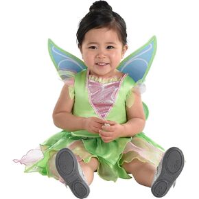 Party City Tinker Bell Costume for Babies - Disney Peter Pan Baby Costume with Dress & Wings - Costumes for Halloween, Birthday Parties & Themed Events