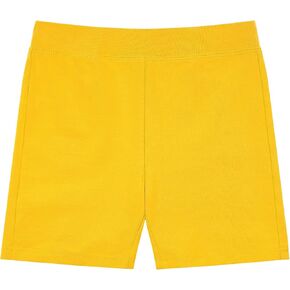 QBK 2T to 12 Years Girls Shorts Cotton Basic Solid Soft, High Rise Dance Gym Bike or Under Skirts, Toddler Big Little Kid