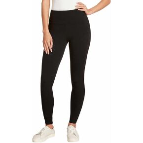 Max & Mia Womens High Weist French Terry Legging (Black ، XX-Large)