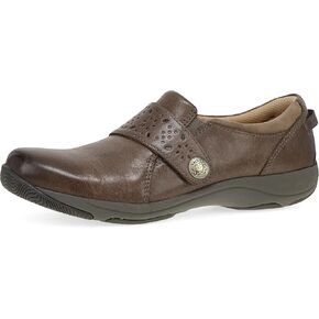 Dansko Sallie Women's Comfort Shoe - Padded Leather Upper, Adjustable Hook and Loop Vamp, Comfort Foam Footbed with Arch Support, Slip Resistant Outsole