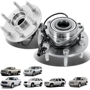 محور العجلات الأمامية وتجميع الحامل 6-LUG FIT 2007-2014 Escalade Tahoe Suburban Yukon 2007-2013 Silverado Sierra 1500 4WD/AWD استبدال 515096 25918329 84356643