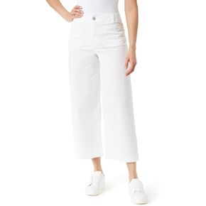 Gloria Vanderbilt Women's Tummy Sculpt Wide Leg Crop with Patch Pockets Standard