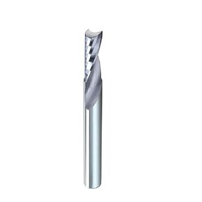 DashHound BRO02 Carbide O قطع لولبية من البلاستيك الفلوت الواحد CNC راوتر بت نهاية مطحنة قاطع طحن ألومنيوم 1/4 بوصة عرقوب، 1/8 بوصة CD × 1/2 بوصة CL × 1/4 بوصة SD × 2 بوصة OL