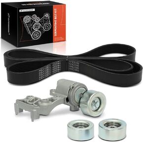 A-Premium Engine Serpentine Belt Drive Kit Compatible with Toyota Camry 2007-2011, Sienna 2007-2010, Avalon 2005-2012 & Lexus RX350 2007-2009, ES350 2007-2012 - 3.5L