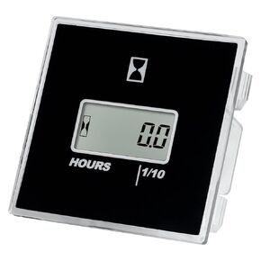 Runleader DC5V to 30V Hour Meter Volt Meter, Maintenance Reminder, Voltage & Oil Pressure Alert for DC Powered Garden Tractor Club Car Forklift Snowmobile Scrubber Machine etc.