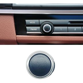 Radio Audio FM Control Control CD Button Cover متوافق مع BMW 5 7 Series X5 X6 523LI 525 730 528GT 535GT F10 F02 F07 F15 F16 (مع ICON)