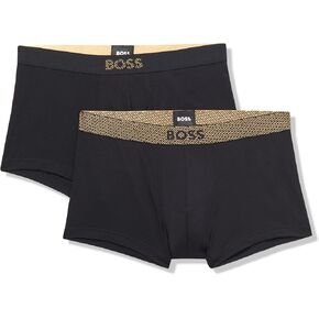 BOSS Men's Two Pack Metallic Effect Jersey Cotton Trunk