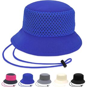 Breathable Bucket Hat for Men Women, Lightweight Mesh Sun Hat for Beach, Gardening, Hiking, Camping, Golf