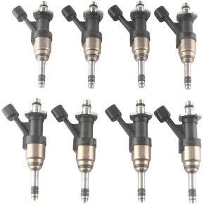 12668390 12672368 FJ1217 8PCS 6 ثقوب حقن الوقود يناسب GMC Yukon Sierra 1500 / لـ Chevy Tahoe Suburban Silverado 1500 5.3L 4.3L 2014 2015 2015 2017