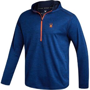 Spyder Mens Sweatshirt - Lightweight Athletic Half Zip Pullover Mens Hoodies - UPF 30+ Dry Fit Long Sleeve Sun Shirts for Men