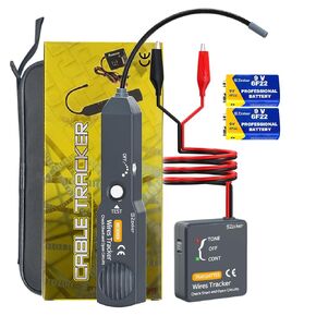 Circuit Tracer,Wire Tracer Electrical,Automotive Electrical Open&Short Finder Circuit Tester,Wire Cable Tracker Electrical,DC 6-42V Automotive Wire Tester Electrical Tool(Batteries 2PCS Included)
