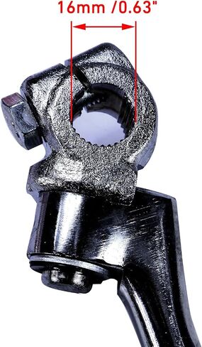 16mm 0.63" Kick Starter Pedal Lever for 125cc 140cc 150cc 160cc 200cc 250cc SSR 140 SSR 160 XL125 XR75 Apollo DB-Z40 Max TaoTao Coolster Lifan Chinese Pit Dirt Bike Motorcycle Part Silver in Saudi Arabia