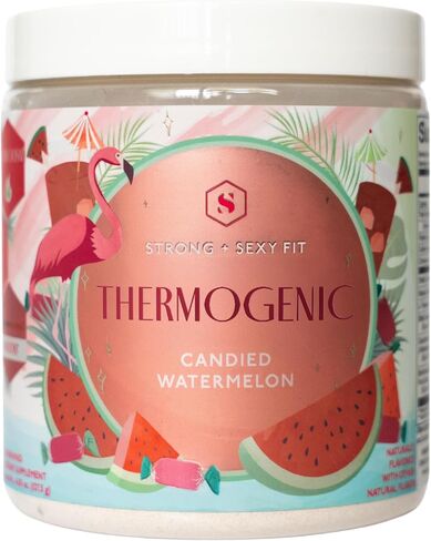 Strong + Sexy Fit, Weight and Diet Support Health Supplement, Workout Drink Powder for Natural Energy, Appetite Control, and Metabolism Support, Supplement for Women, Candied Watermelon Flavor, 30 Svg in Saudi Arabia