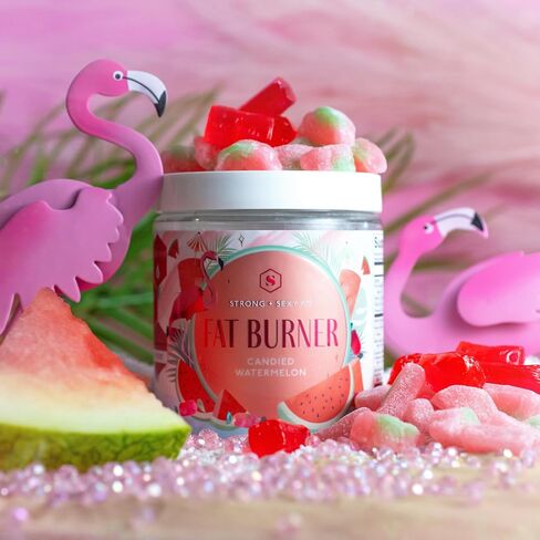 Strong + Sexy Fit, Weight and Diet Support Health Supplement, Workout Drink Powder for Natural Energy, Appetite Control, and Metabolism Support, Supplement for Women, Candied Watermelon Flavor, 30 Svg in Saudi Arabia