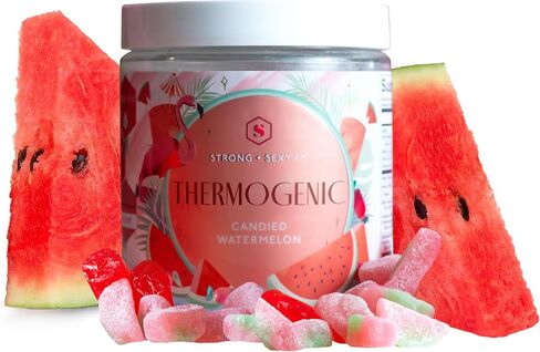 Strong + Sexy Fit, Weight and Diet Support Health Supplement, Workout Drink Powder for Natural Energy, Appetite Control, and Metabolism Support, Supplement for Women, Candied Watermelon Flavor, 30 Svg in Saudi Arabia
