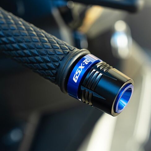 Mowok ملائمة لـ Suzuki GSX-R 750 GSXR 600 1000 GSXR750 GSXR600 GSXR1000 ملحقات دراجة نارية مقود مقود مقابس يدوي المقبض المقبض المقبض المقبض (الأسود) in Kuwait