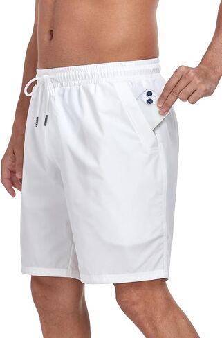 RELLECIGA Men's Board Shorts Quick Dry 9 Inch Swim Trunk with Mesh Lining in Saudi Arabia