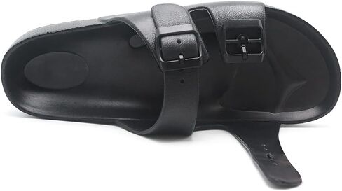 BEMGNAR Men’s Lightweight Comfort Slides Double Buckle Slip-on Adjustable EVA Orthopedic Flat Sandals in Saudi Arabia