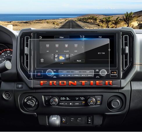 Anti-Glare Matte 2025 2026 Frontier Screen Protector, for Nissan Frontier (SV/SL/Pro-X/Pro-4X) 12.3-inch Touchscreen, 9H Tempered Glass 2026 2025 Frontier Accessories HD&Anti-Fingerprint 12.3" in Kuwait