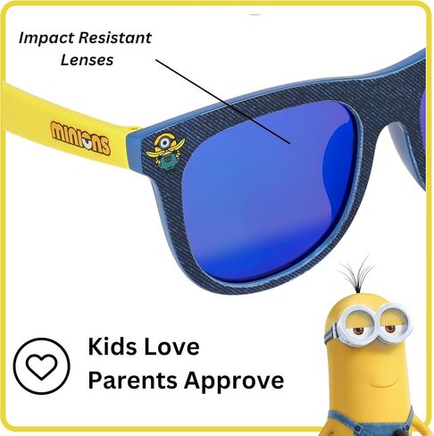 ARKAID Minions Sunglasses for Kids | Officially Licensed Minions Shades | UV 400 | One Size Fits Most Kids in Saudi Arabia