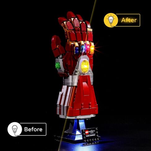 ييربريكس مصباح LED لمكعبات بناء برج مارفل افينجرز من ليغو 76269 (مجموعة ليغو غير متضمنة) in Kuwait