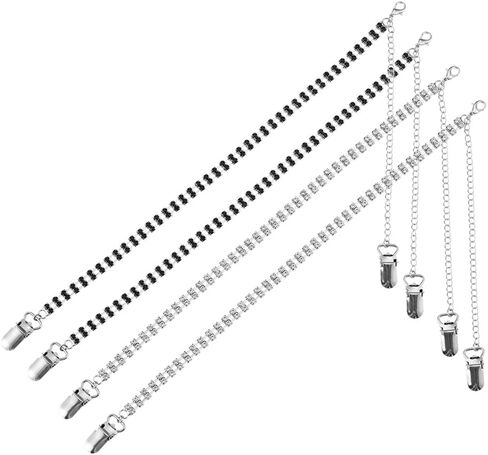 2 أزواج من أحزمة الحفر المزدوجة أحزمة صدرية معدنية يمكن استبدال سلسلة الملابس الداخلية المثيرة in Kuwait