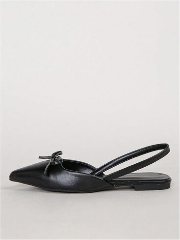 Verdusa Women's Bow Pointed Toe Flat Shoes Slingback Flats Dress Shoes in Saudi Arabia