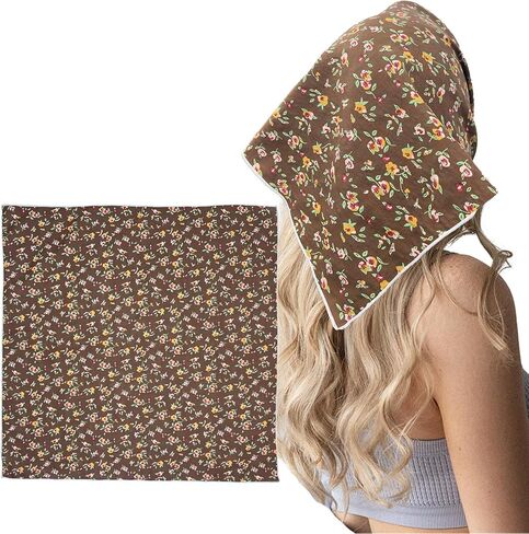 Cotton Bandana for Women,Head Scarf,Soft Cotton Headband,Head wrap, Protective Coverage, Hair Scarf Handkerchirf in Kuwait
