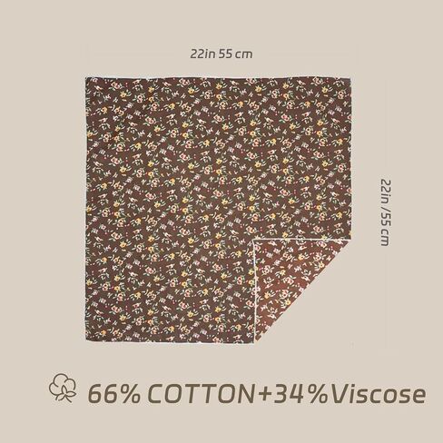 Cotton Bandana for Women,Head Scarf,Soft Cotton Headband,Head wrap, Protective Coverage, Hair Scarf Handkerchirf in Kuwait