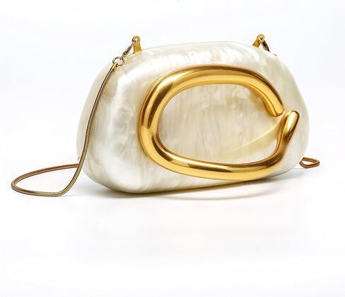 حقيبة سهرة محفظة القابض فريدة من نوعها محفظة عصرية للنساء 2025 حقيبة يد نباتية حقيبة يد أكريليك القابض in Kuwait