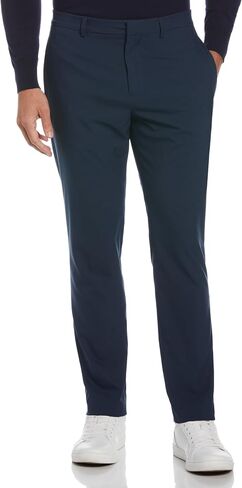 Perry Ellis Men's Slim Fit Solid Flat Front Pant in Saudi Arabia