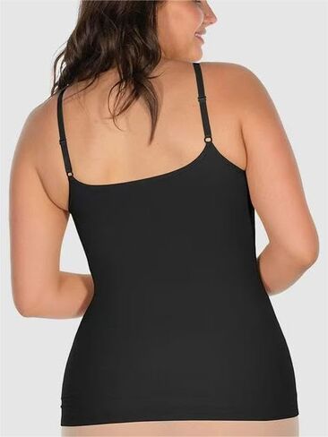 Women Plus Size Shapewear Tank Top Compression Tank Tummy Control Scoop Neck Camisole Tops Seamless Cami Tops in Kuwait