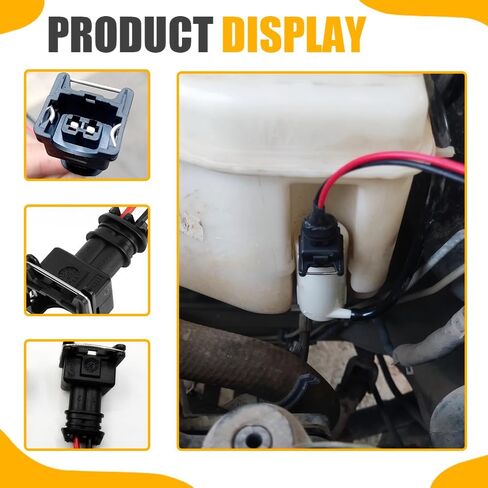 4PCS Automobile Fuel Injector Connector, Automotive Replacement Fuel Injectors, EV1 Plug Wire Harness Pigtail Wiring Loom Clip Cut, Car Parts Fuel Injector Connector Pigtail for Cars (4PCS) in Saudi Arabia