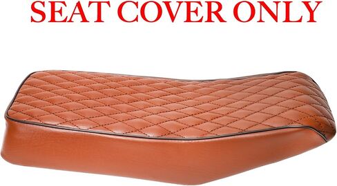 JMCHstore Brown Diamond Stitch Retro Mini bike Seat Cover for Monster Mega Moto MMB80 80cc MMB105 105cc, For Coleman Realtree RB100 RT100 Mini Bike Cushion Replacement parts in Saudi Arabia