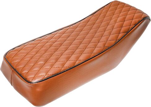 JMCHstore Brown Diamond Stitch Retro Mini bike Seat Cover for Monster Mega Moto MMB80 80cc MMB105 105cc, For Coleman Realtree RB100 RT100 Mini Bike Cushion Replacement parts in Saudi Arabia