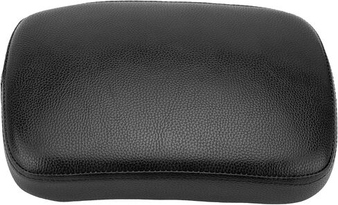 LKV 10.63″ Motorcycle Pessenger Seat - Rear Leather Pillion Pad with 8 Suction Cup Motorcycle Pillion Seat Cushion for Harley Dyna Sportster Chopper in Saudi Arabia