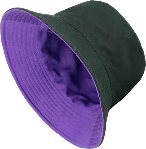 Gelante Reversible Bucket Hat for Men and Women - Cotton, Outdoor Sun Protection Bucket Hats. in Saudi Arabia