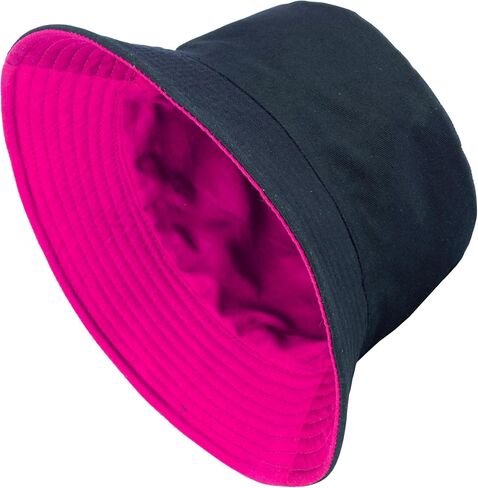 Gelante Reversible Bucket Hat for Men and Women - Cotton, Outdoor Sun Protection Bucket Hats. in Saudi Arabia