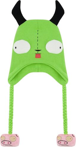 Invader Zim Beanie Hat, Gir Winter Knit Cap with Ears in Saudi Arabia