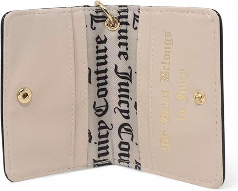 Juicy Couture Women's Card Case with Key Holder (Wing It Violet Tulle) in Saudi Arabia