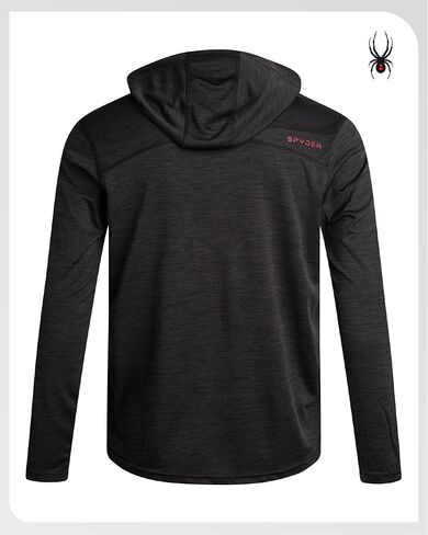 قميص Spyder Mens -Sweatshirt - Half Half Half zip pullover mens - UPF 30+ جاف مناسبًا من قمصان الشمس الطويلة للأكمام الطويلة للرجال in Saudi Arabia