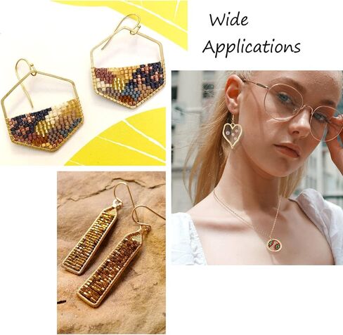Beadthoven 32pcs Open Back Bezel Pendants Hollow Mold Geometric Resin Frame DIY Earrings Pendants Bezel Blank Trays Bezels Jewelry Molds for Resin Casting DIY Necklace Bracelet Jewelry Making Findings in Saudi Arabia