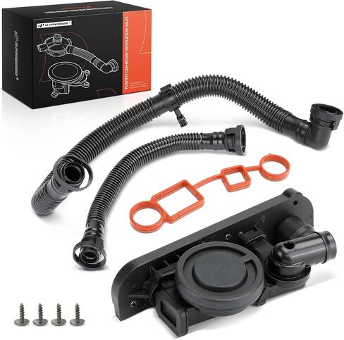 A-Premium PCV Valve Crankcase Vent Valve Breather Hose w/Gasket Kit Compatible with Volkswagen VW Jetta Passat 2006-2008, Golf Eos GTI & Audi A4 A3 TT A4 Quattro, 2.0L in Kuwait