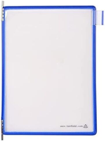 نظام عرض ومرجع سطح المكتب Tarifold®، 10 جيوب مزدوجة الجوانب، بحجم Letter، بإطار أسود (D271) in Saudi Arabia